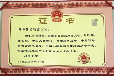 羽絨行(xíng)業(yè)農(nóng)業(yè)産業(yè)化(huà)國(guó)家(jiā)重點龍頭企業(yè)  僅大羽集團有限公司上(shàng)榜